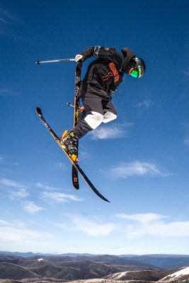 Sam Koerner à Hotham, Australie
