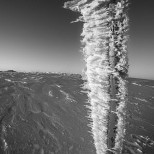 Poteau glacé par les éléments, Hotham, Australie