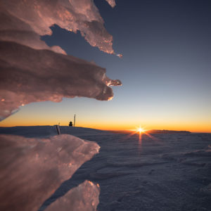 Coucher de soleil à Hotham, Australie