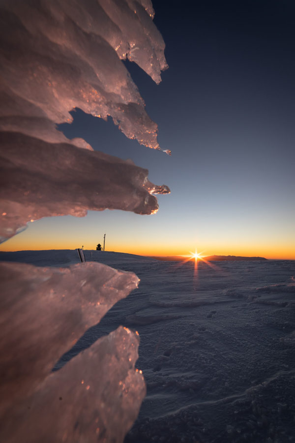 Coucher de soleil à Hotham, Australie