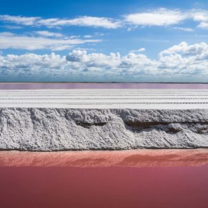 Las Coloradas dans le Yucatan, Méxique