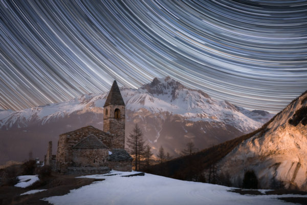 Circumpolar au dessus de Saint Pierre d'Extravache en Savoie